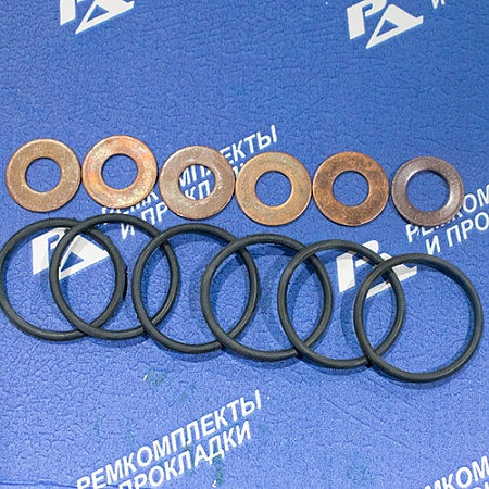 650-1112003-01 Р/К УСТАНОВКИ 6 ФОРСУНОК 650.1112010 (МЕДЬ,РТИ)